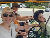 I was the only one pedaling the entire time!!