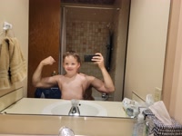 Austin gettin jacked!