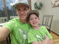 My first year coaching Austin's little league team.