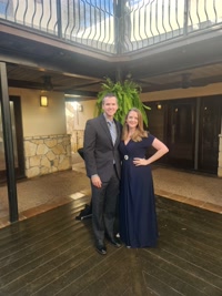 Looking all shinny n stuff in our new duds.