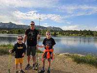 Unfortunately only caught one fish, but boys had fun.
