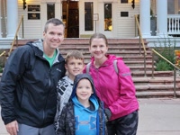 Pic in front of the world famous Stanley Hotel.